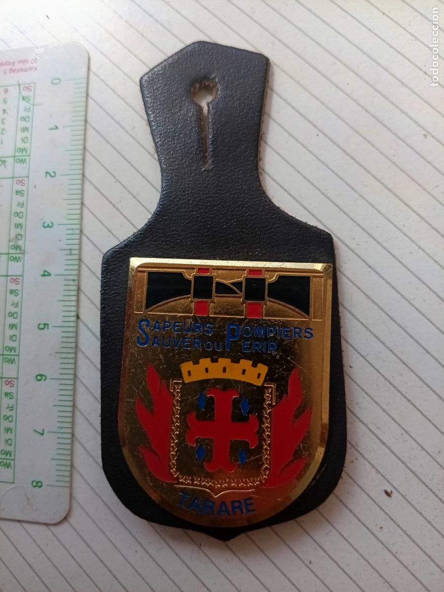 Militaria: FRANCIA, PEPITO / INSIGNIA DE BOMBEROS FRANCESA SAPEURS POMPIERS, TARARE