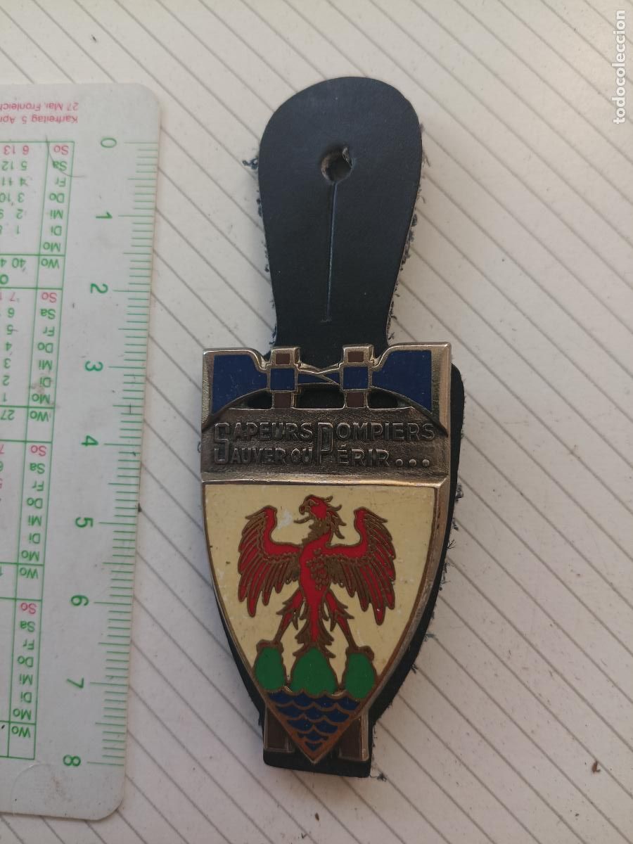 Militaria: FRANCIA, PEPITO / INSIGNIA DE BOMBEROS FRANCESA SAPEURS POMPIERS