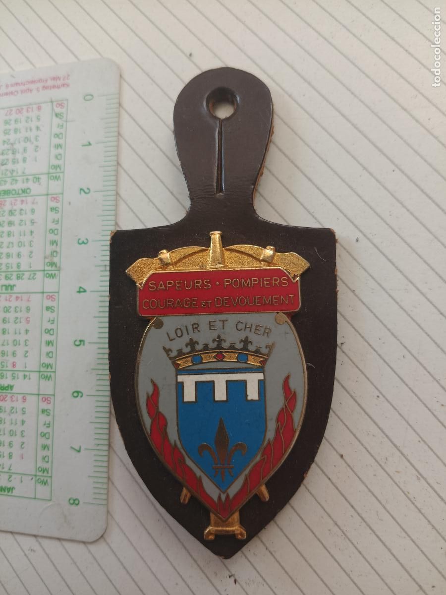Militaria: FRANCIA, PEPITO / INSIGNIA DE BOMBEROS FRANCESA SAPEURS POMPIERS. LOIR ET CHER