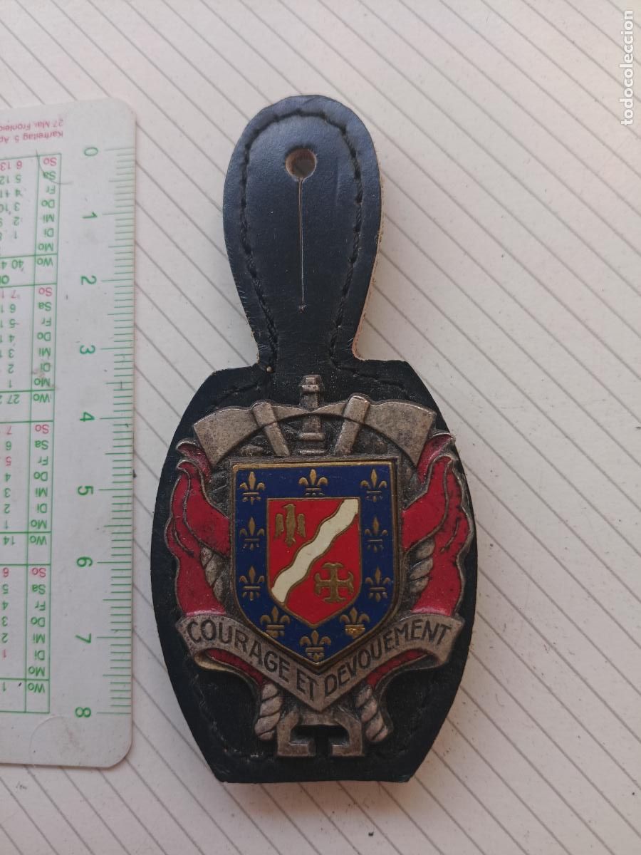 Militaria: FRANCIA, PEPITO / INSIGNIA DE BOMBEROS FRANCESA SAPEURS POMPIERS