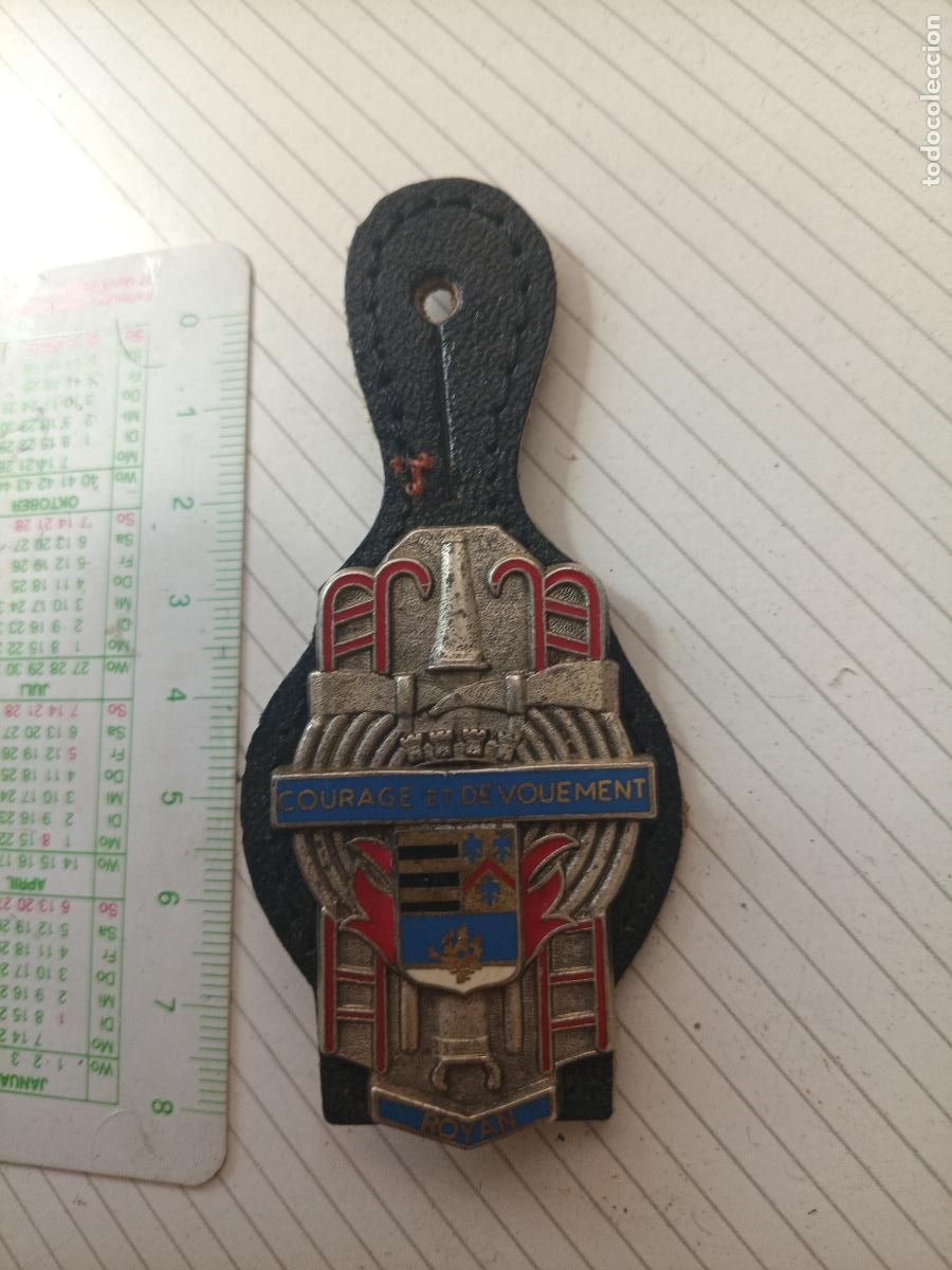 Militaria: FRANCIA, PEPITO / INSIGNIA DE BOMBEROS FRANCESA SAPEURS POMPIERS, ROYAN