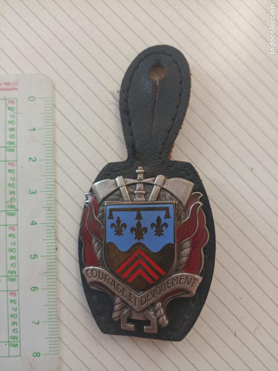Militaria: FRANCIA, PEPITO / INSIGNIA DE BOMBEROS FRANCESA SAPEURS POMPIERS