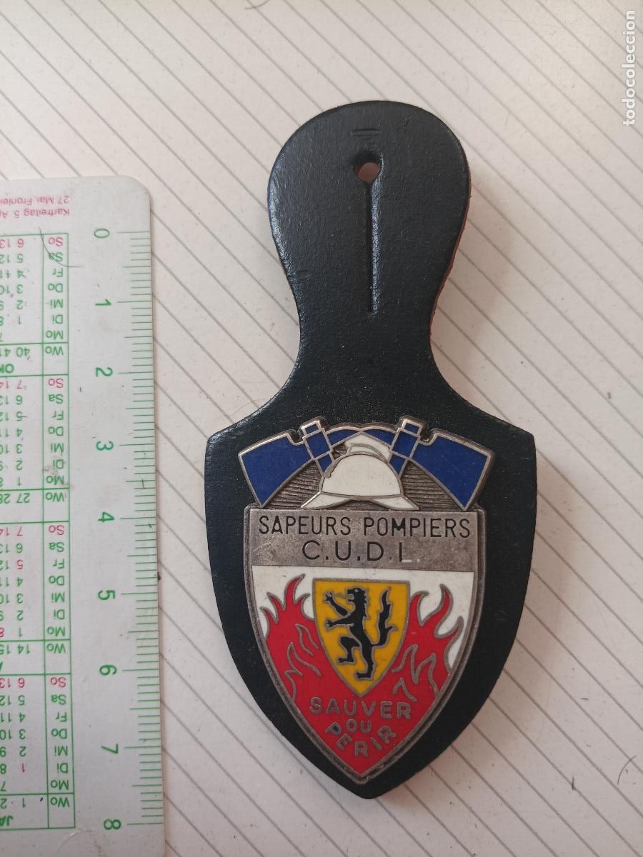 Militaria: FRANCIA, PEPITO / INSIGNIA DE BOMBEROS FRANCESA SAPEURS POMPIERS