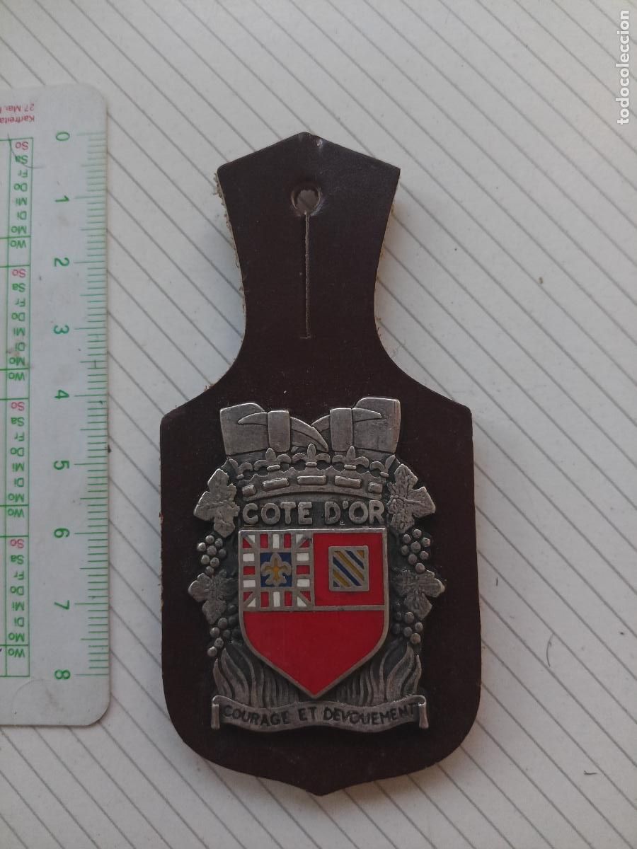 Militaria: FRANCIA, PEPITO / INSIGNIA DE BOMBEROS FRANCESA SAPEURS POMPIERS, COTE D OR