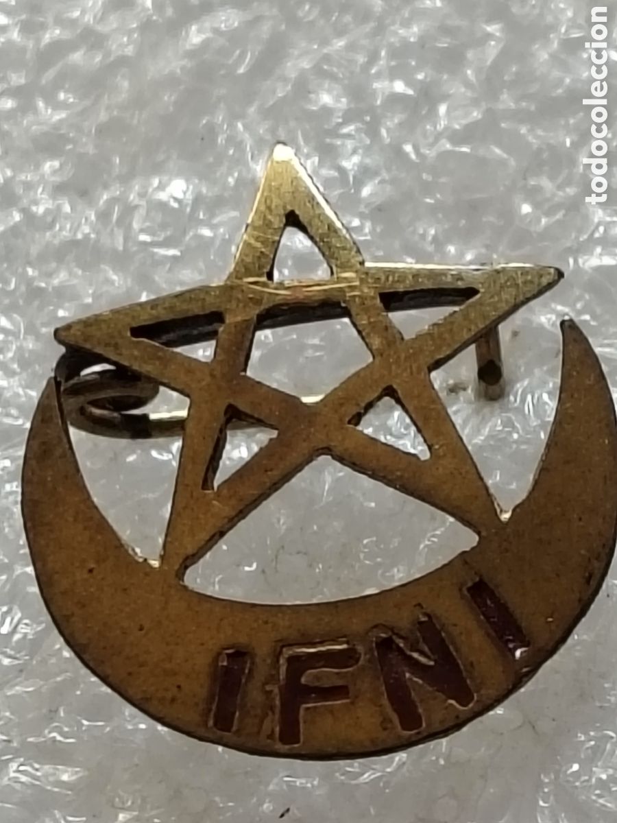 Militaria: PIN INSIGNIA, IFNI PERMANENCIA, &Aacute;FRICA