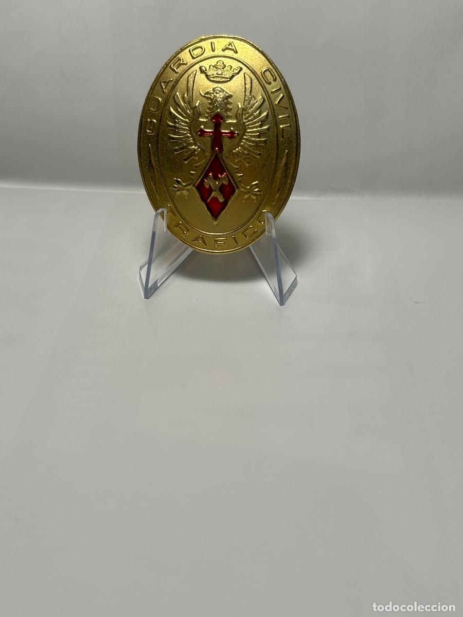 Militaria: Placa Guardia Civil tr&aacute;fico &eacute;poca franco