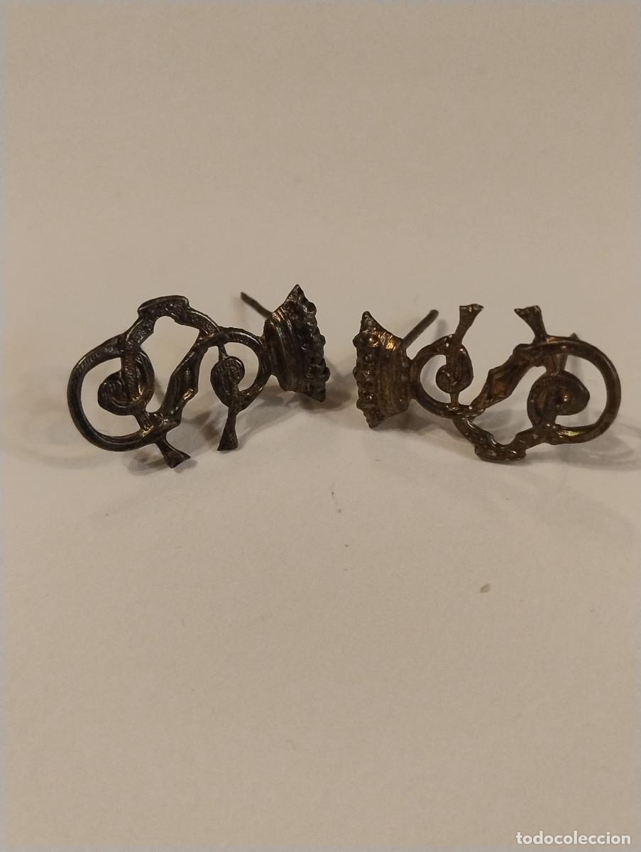 Militaria: INSIGNIAS DE CUELLO CUERPOS DE SEGURIDAD &Eacute;POCA FRANCO