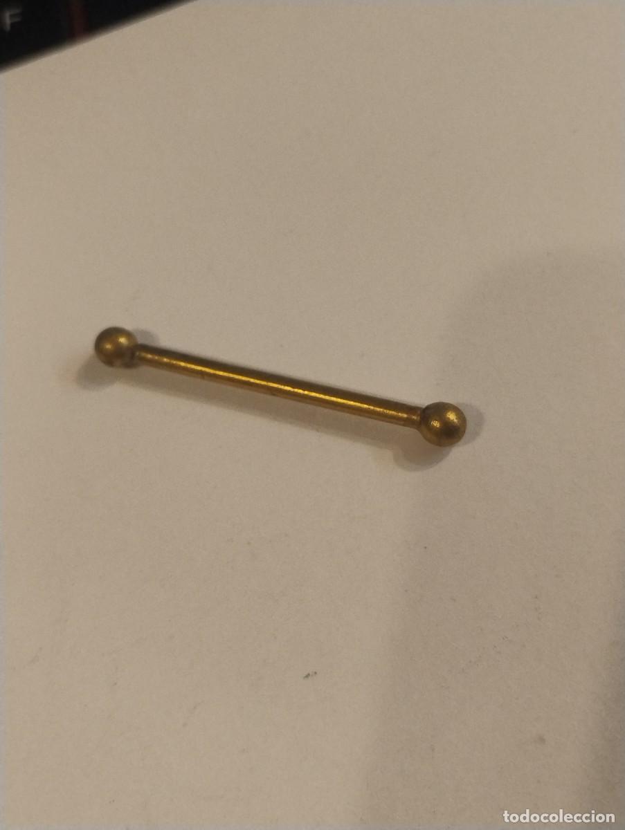 Militaria: BARRA MET&Aacute;LICA PARA CONDECORACI&Oacute;N, UNOS 4 CM