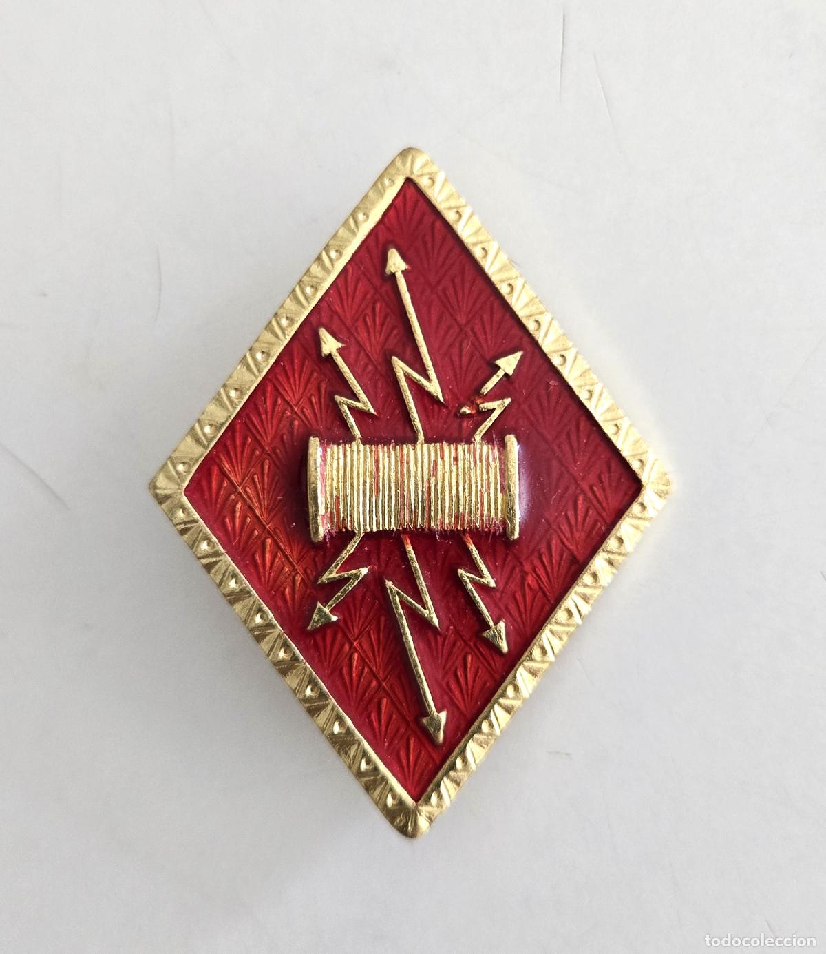 Militaria: ROMBO DE MEC&Aacute;NICO ESPECIALISTA TRANSMISIONES (MET) DEL ET