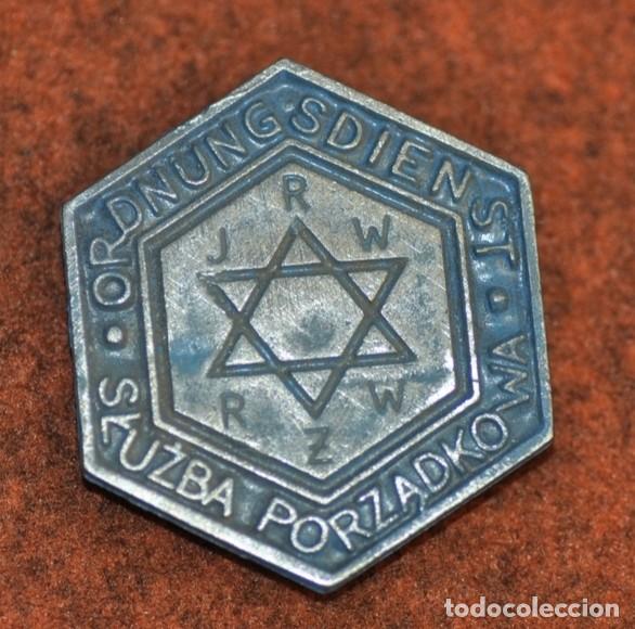 Militaria: Insignia del servicio de orden del gueto judio