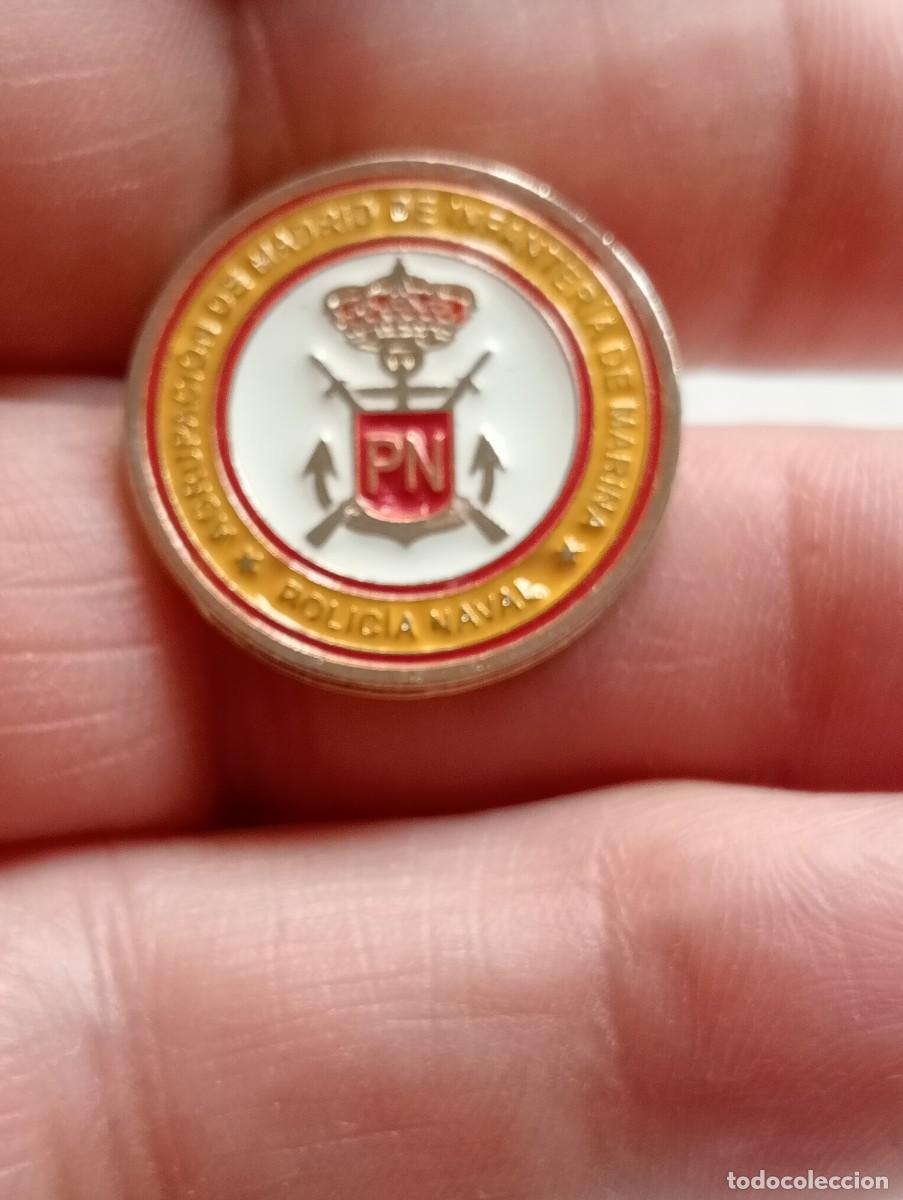 Militaria: PINS POLIC&Iacute;A NAVAL ARMADA ESPA&Ntilde;OLA AGRUPACI&Oacute;N DE MADRID INFANTERIA MARINA INSIGNIA