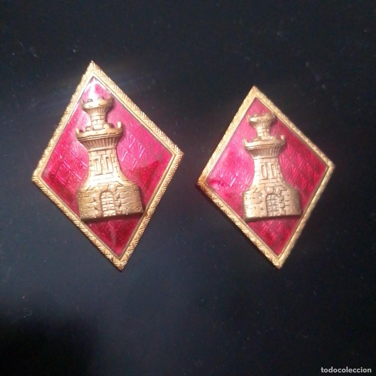 Militaria: Antiguos rombos de Ingenieros