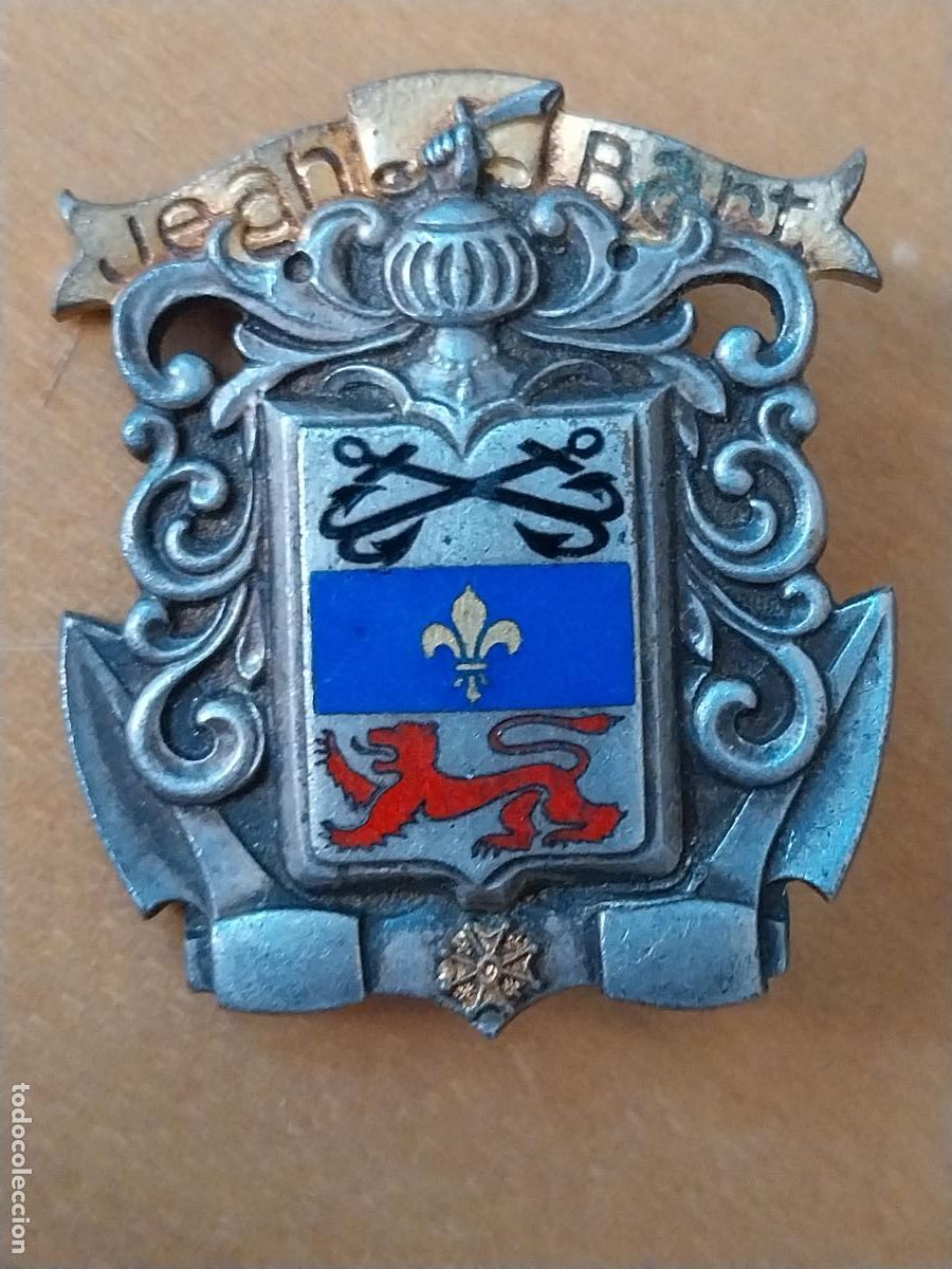 Militaria: JEAN BART MEDALLA MARINA DORSO INSIGNIA ALFILER EJERCITO FRANCES 4CMS ALTO