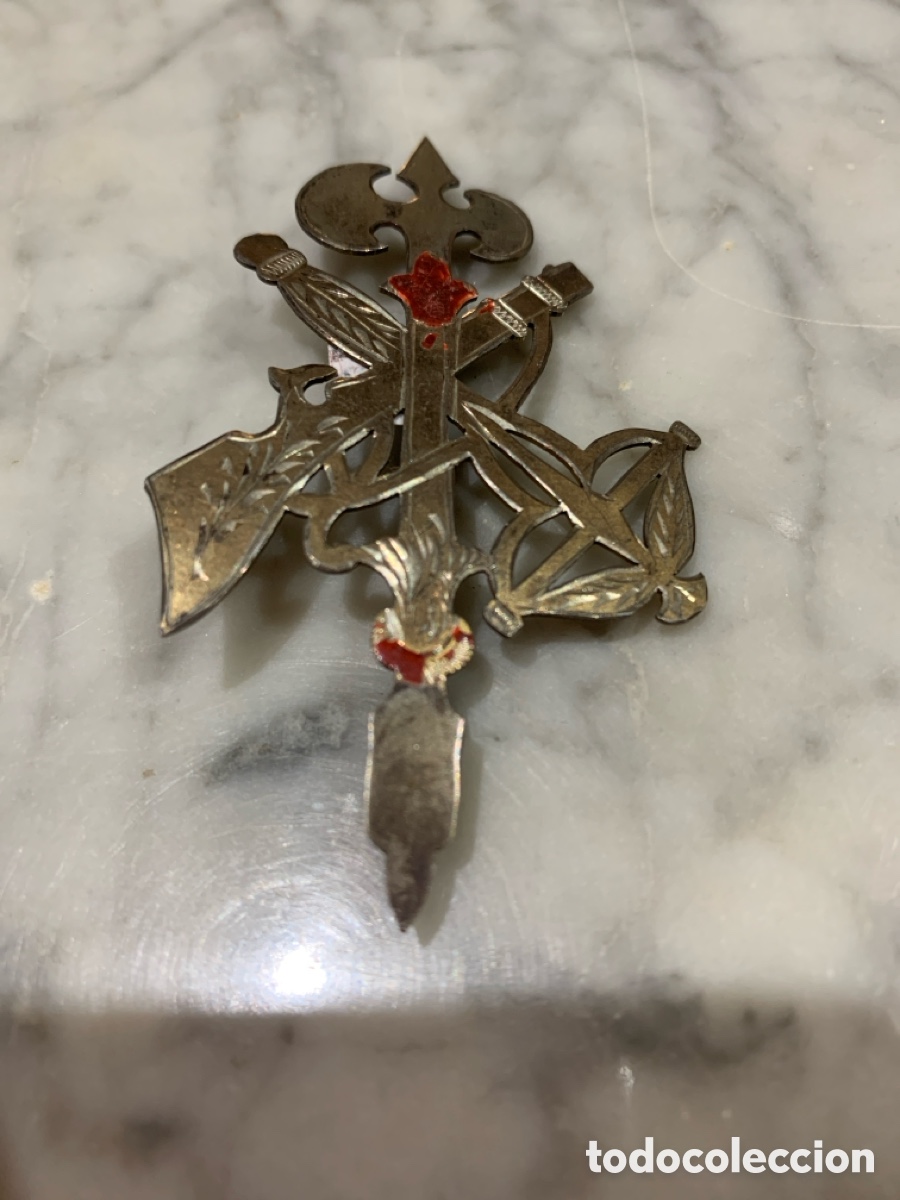 Militaria: Distintivo de pecho artesano de joyer&iacute;a emblema legi&oacute;n.