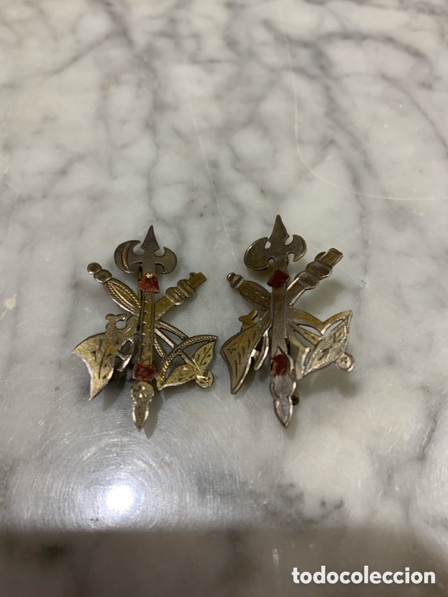 Militaria: Pareja distintivo de la legi&oacute;n artesanales de joyer&iacute;a