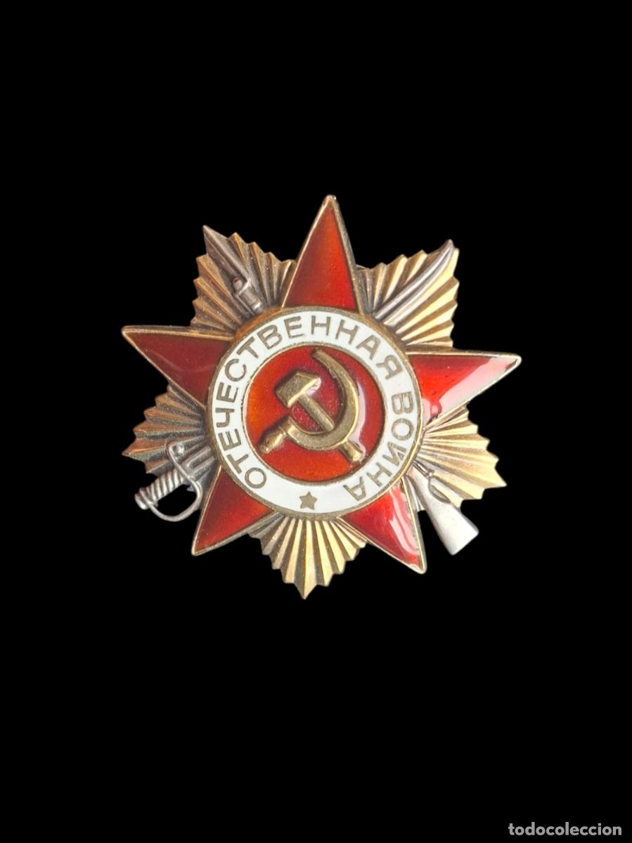 Militaria: (MI-260510)ORDEN DE LA GUERRA PATRIA DE 1&ordf; CLASE URSS
