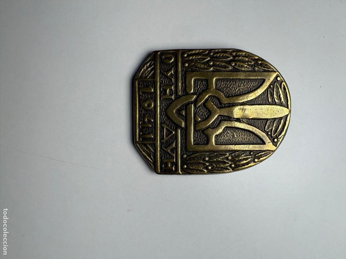Militaria: PIEZA DE MUSEO - Insignia Militar Original DUN 1941 - M&aacute;xima Rareza Hist&oacute;rica - URSS/Ucrania