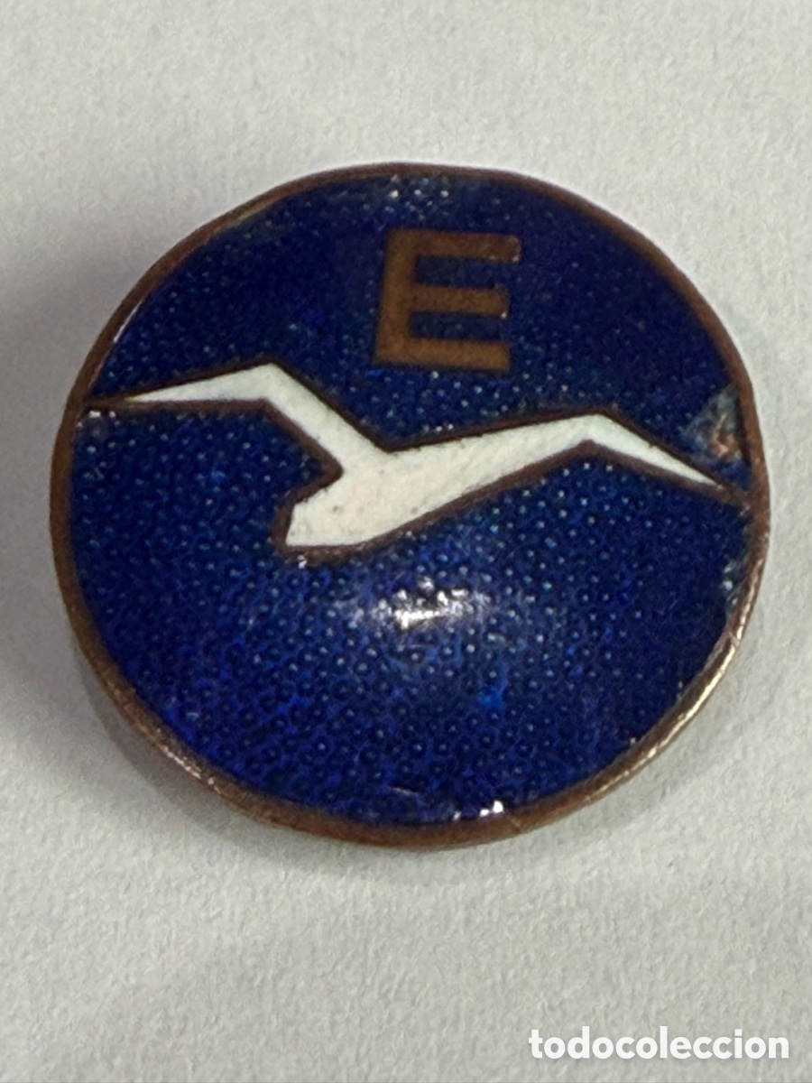 Militaria: Pin de Ojal antiguo esmaltado de Vuelo sin Motor numerado con 887 - de Rokiski -