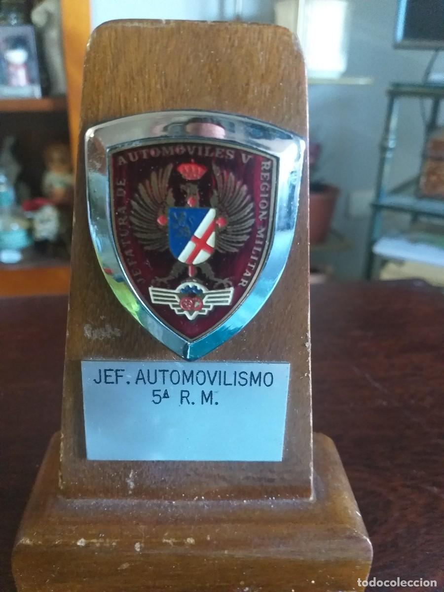 Militaria: placa de escritorio jef automovilismo 5&ordf; r.m