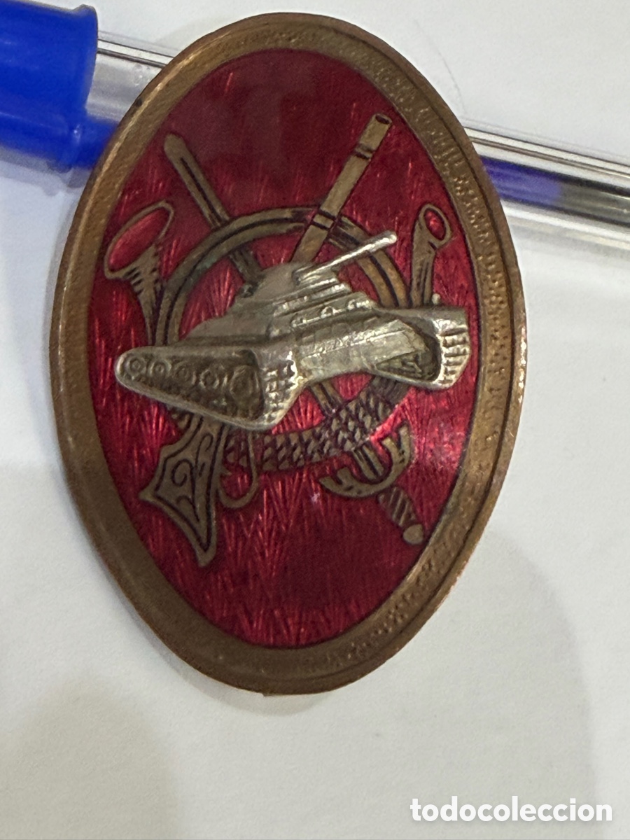 Militaria: Carros - placa de pecho Curso de Carros para Oficial -