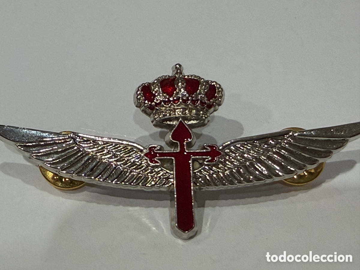Militaria: Emblema de pecho - Alas Curso de Piloto de Famet -