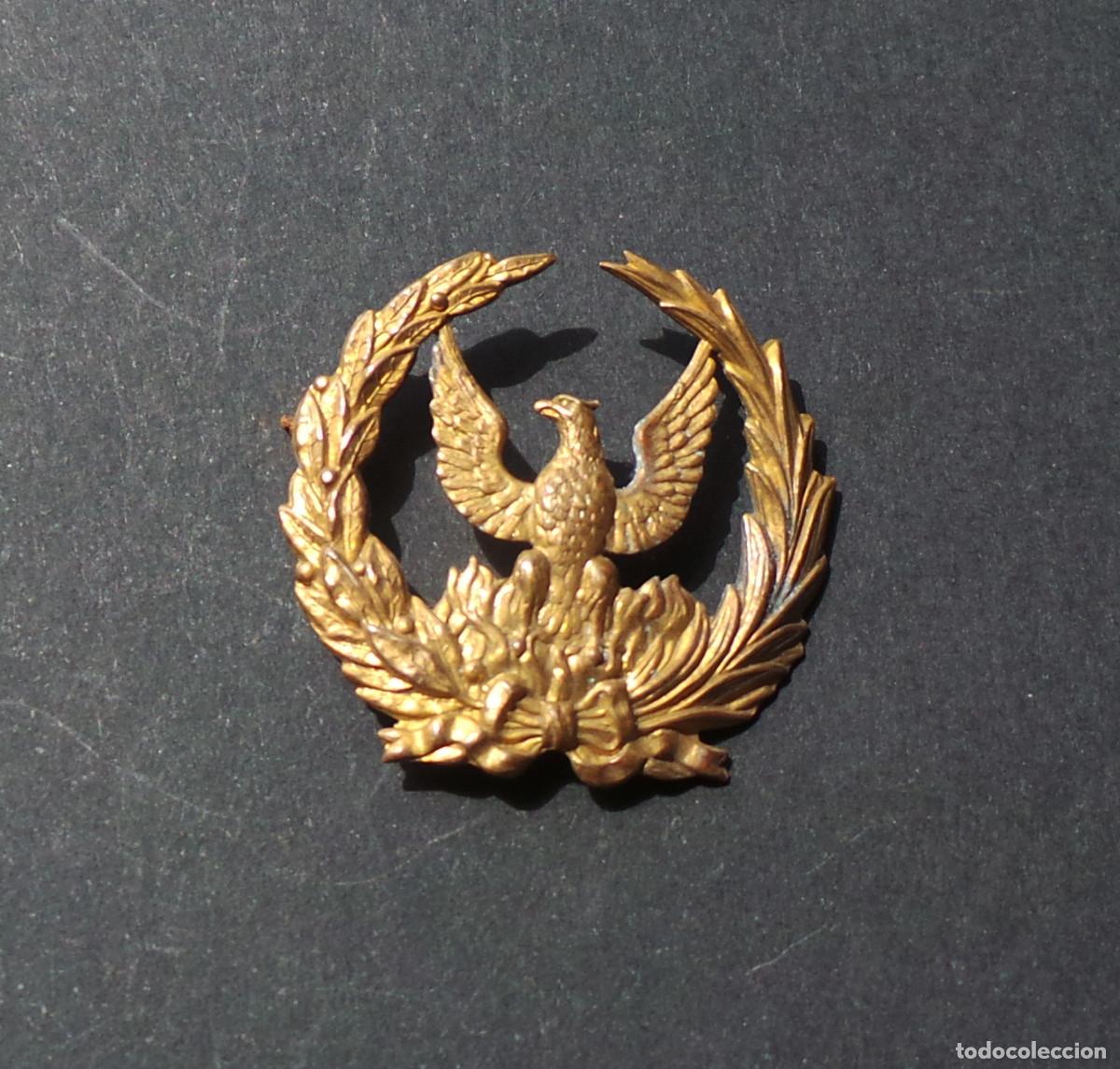 Military Antiques: EMBLEMA, DISTINTIVO DE CUELLO, CUERPO DE CABALLER&Iacute;A.- DRAGONES DE NUMANCIA 11&ordm;.