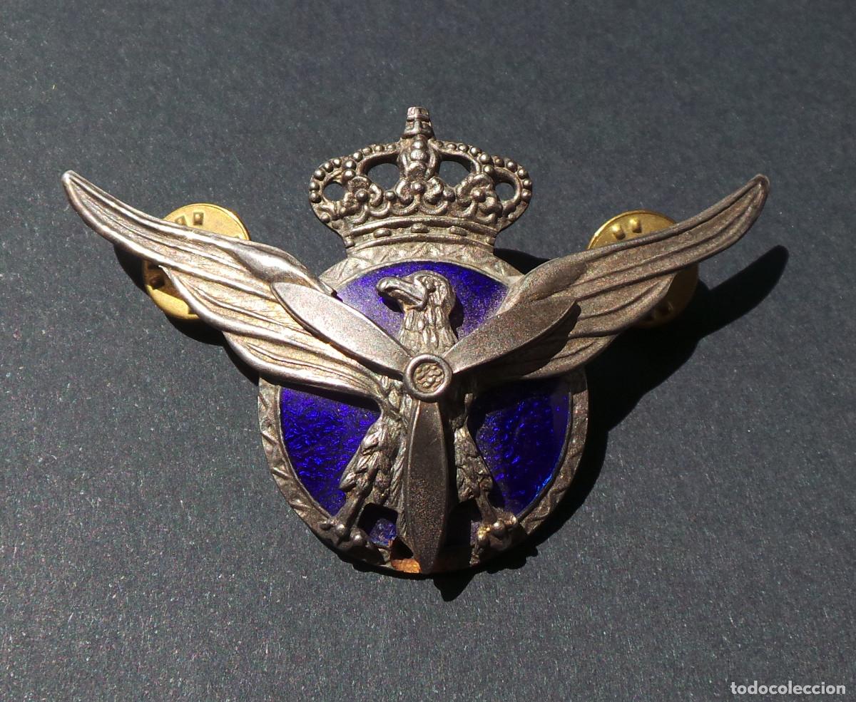Military Antiques: DISTINTIVO, INSIGNIA DE PILOTO, AVIACI&Oacute;N CIVIL ESPA&Ntilde;OLA, CONOCIDA COMO ROKISKI PILOTO CIVIL.