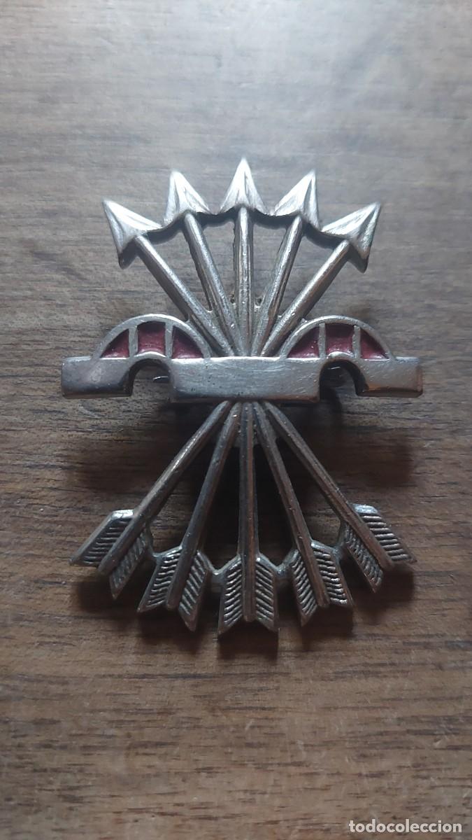 Militaria: Placa de Falange aguinaldo Divisi&oacute;n azul