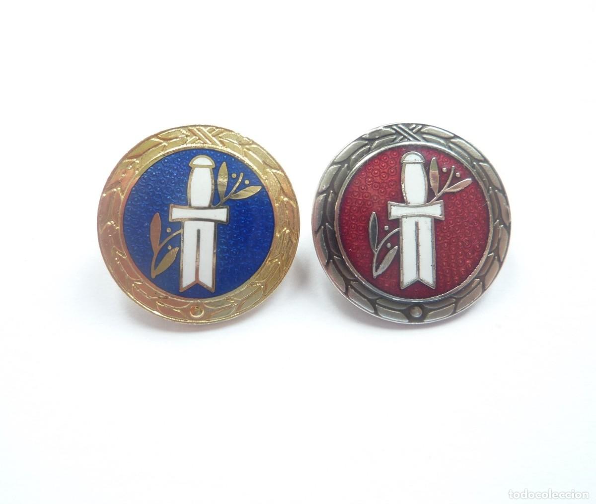 Militaria: Finlandia: distintivos Hermandad Inv&aacute;lidos de Guerra. Emblemas asociaci&oacute;n heridos. Veteranos II GM
