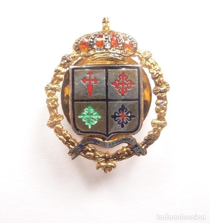 Militaria: Insignia de ojal: Real Consejo de las &Oacute;rdenes Militares - Emblema solapa