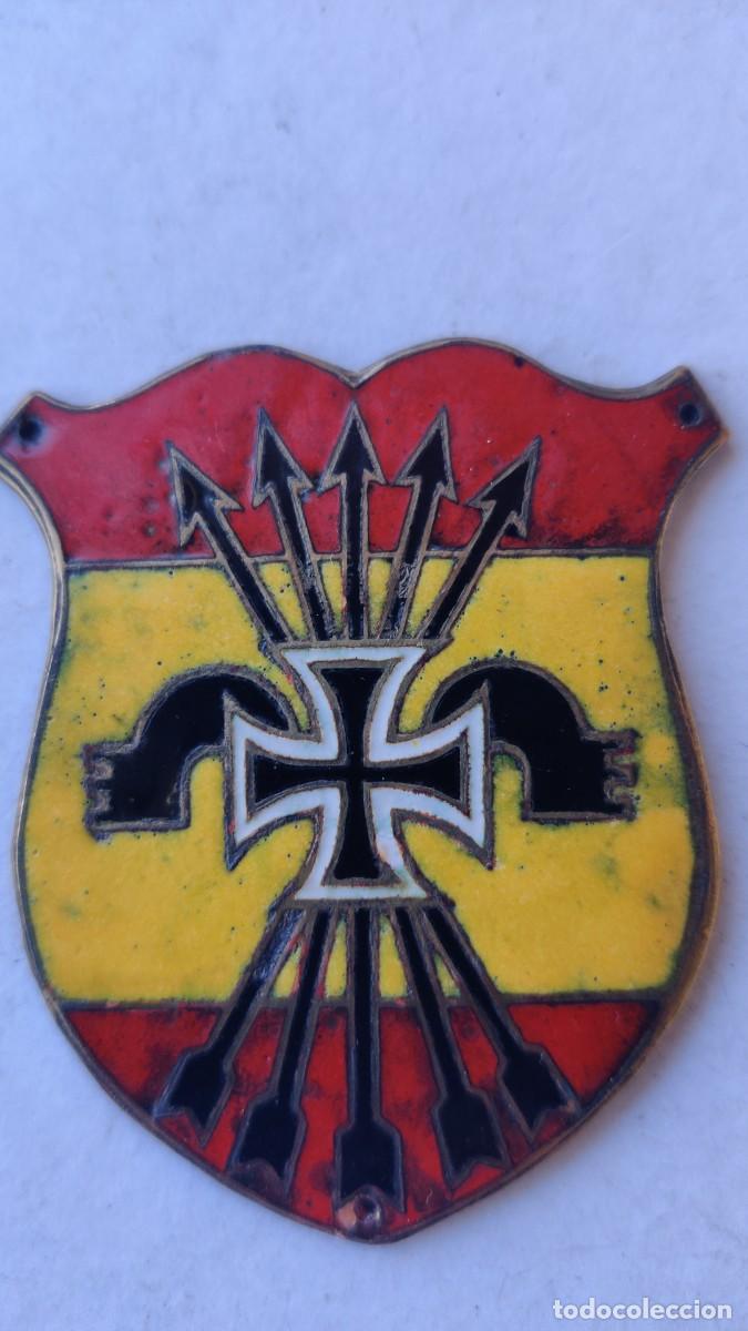 Militaria: Placa Divisi&oacute;n azul de falange - Foto 4