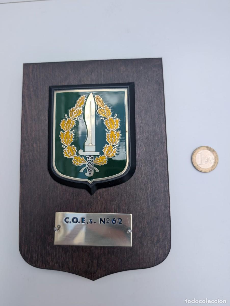 Militaria: Metopa militar C.O.E.S. n&ordm; 62 - Compa&ntilde;&iacute;a de Operaciones Especiales - Ej&eacute;rcito Espa&ntilde;ol