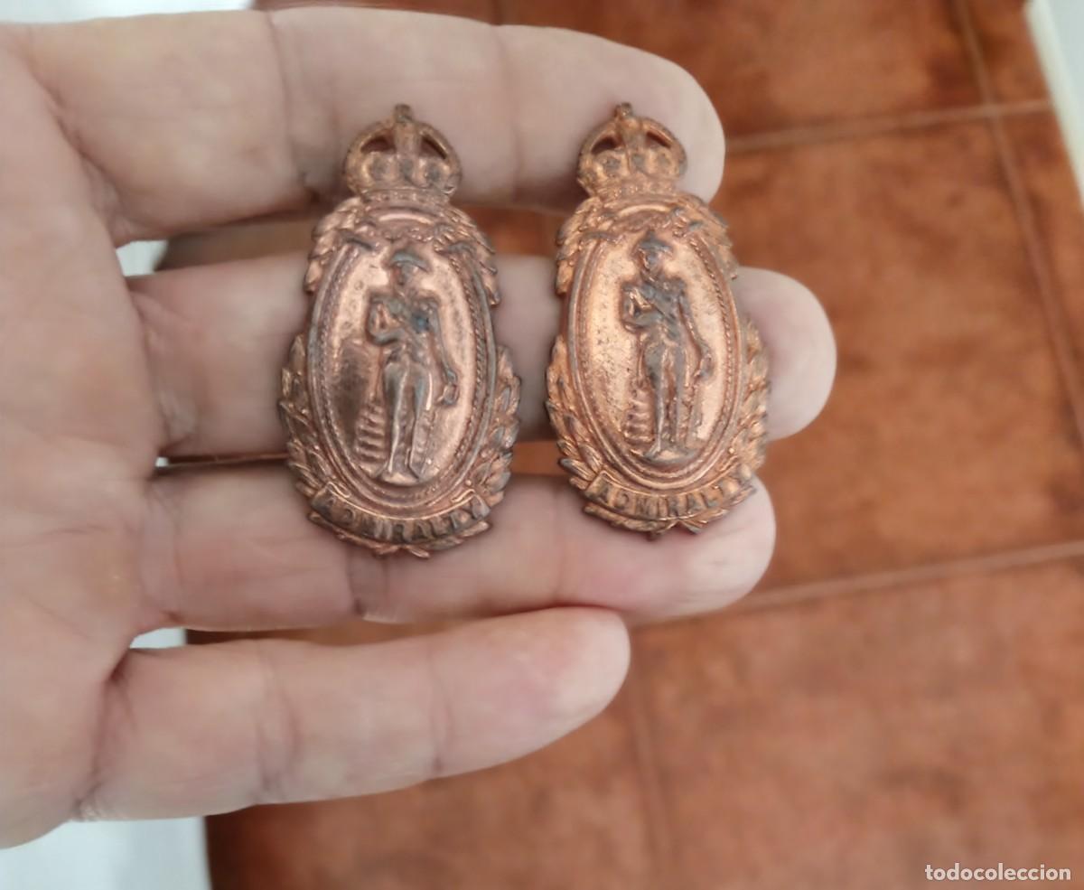 Militaria: Insignias ADMYRALTY de boina WW1
