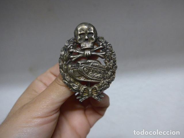 Militaria: Antigua insignia o emblema aleman de tanquista de la Legion Condor de guerra civil, copia vieja.