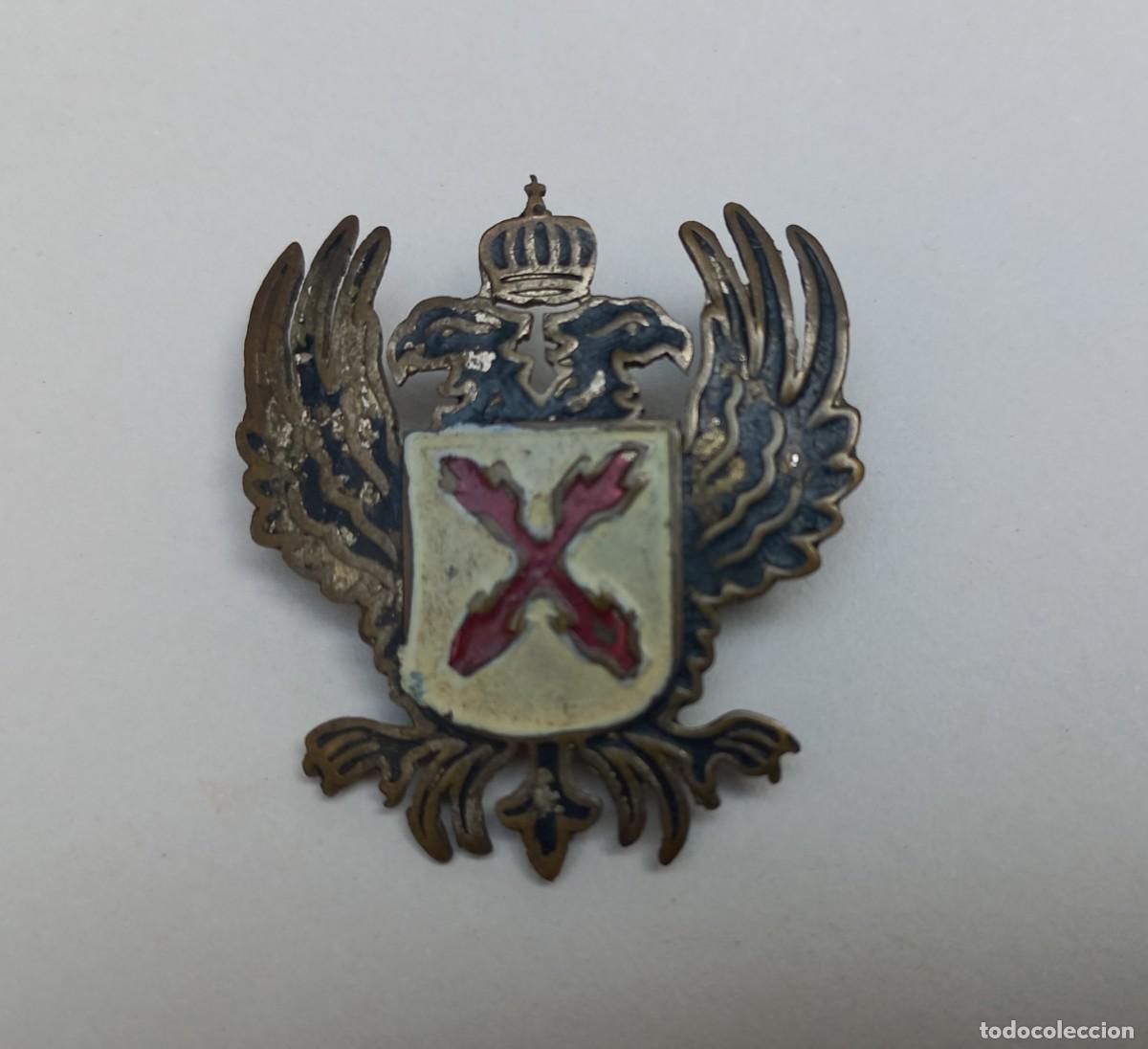 Militaria: pin insignia imperdible Carlista Requete - cruz de Borgo&ntilde;a - esmaltada - Guerra Civil Espa&ntilde;ola