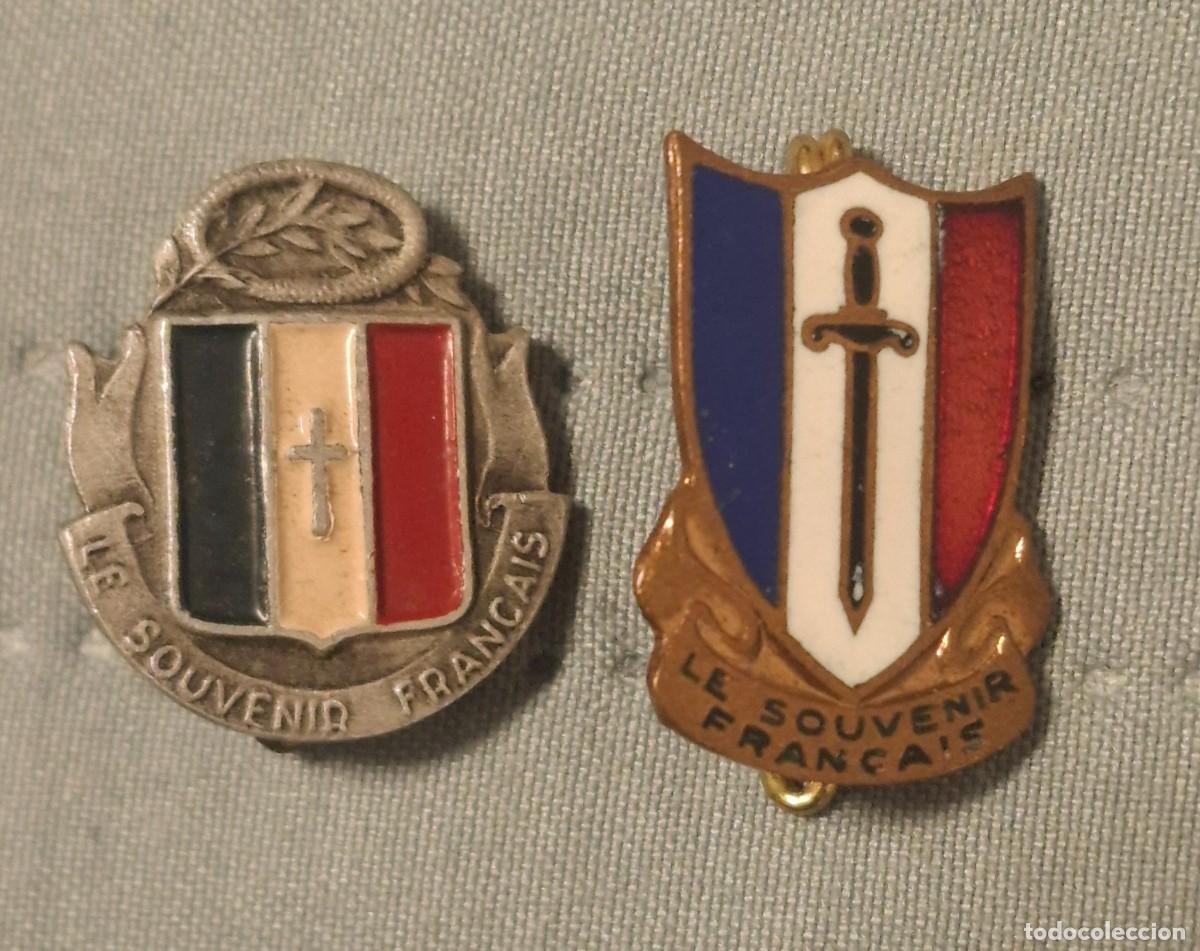 Militaria: Antiguas insignias francesas ( le souvenir francais)