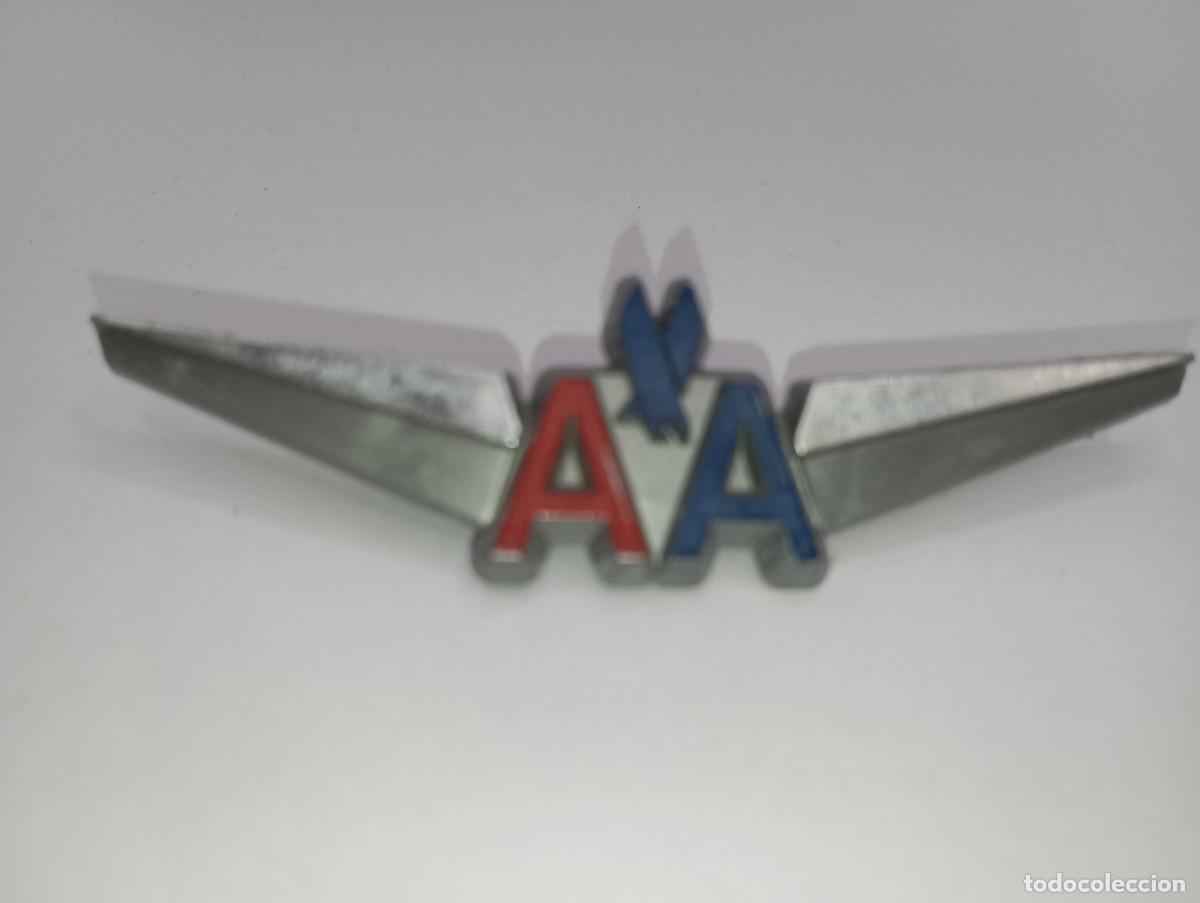 Militaria: Antiguo distintivo Junior de la American Airlines.