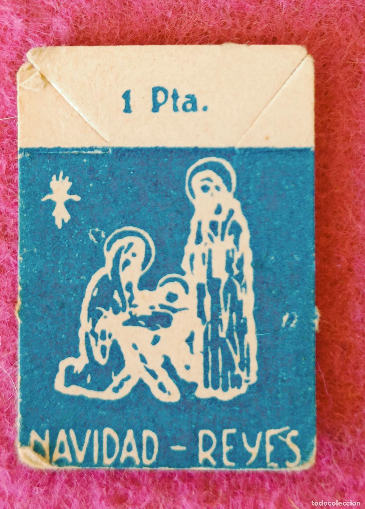 Militaria: EMBLEMA AUXILIO SOCIAL ESPECIAL 1 PTA FALANGE NAVIDAD Y REYES CAMPA&Ntilde;A DE REYES AZUL