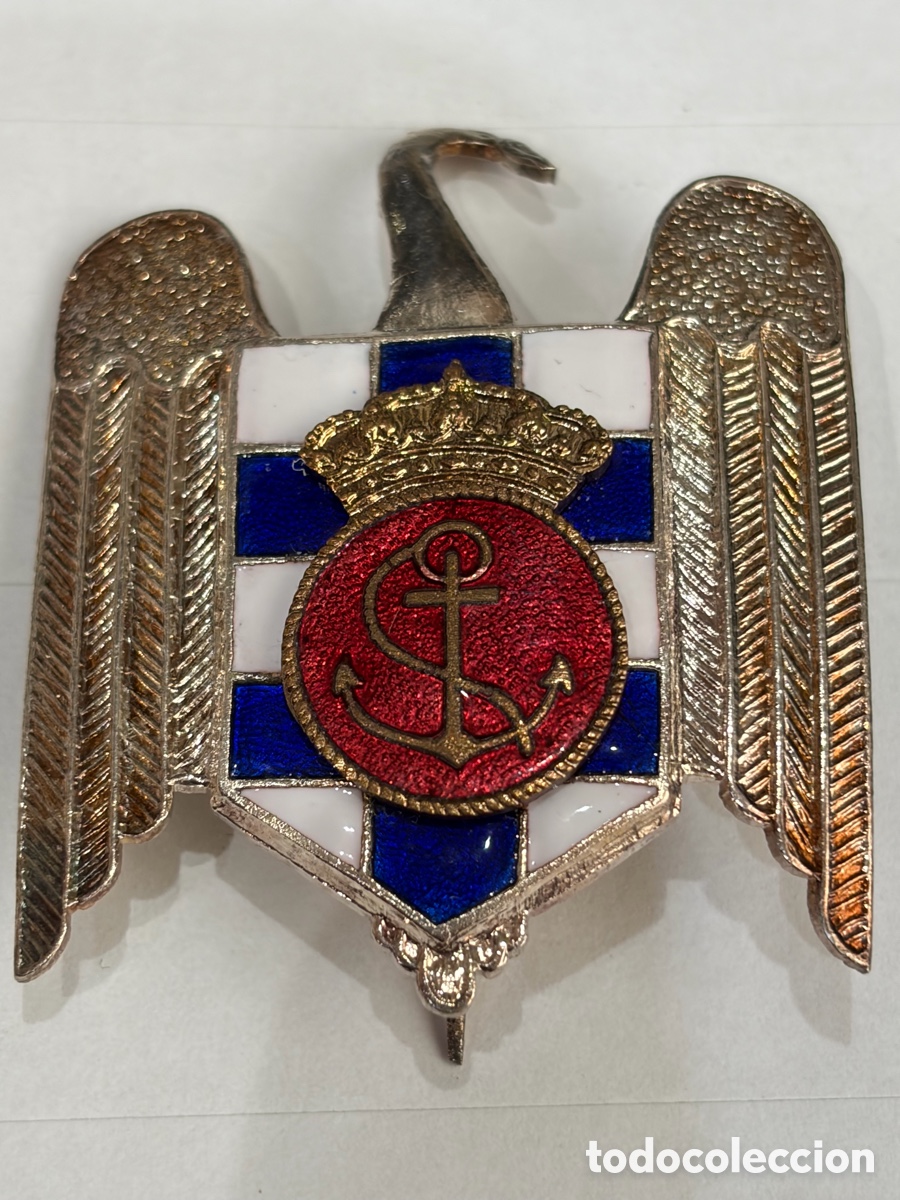 Militaria: Distintivo de la Milicia Naval Universitaria Espa&ntilde;ola - Post Guerra -