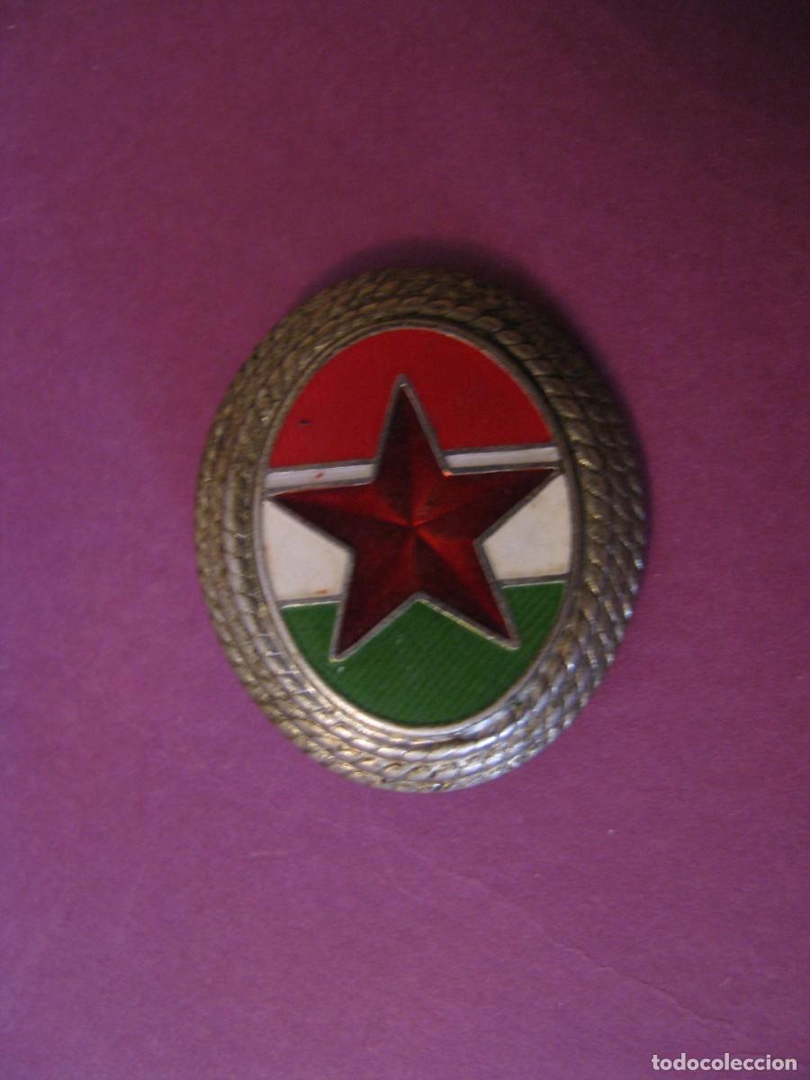 Militaria: INSIGNIA O PIN DEL OFICIAL DEL EJERCITO POPULAR DE HUNGR&Iacute;A.