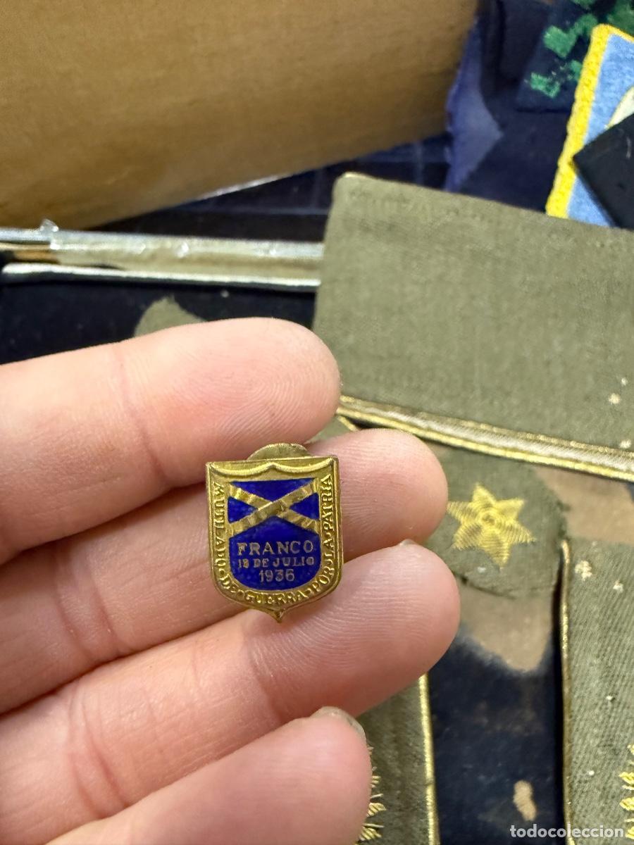 Militaria: Antiguo pin de ojal, mutilado de guerra 1937, franco