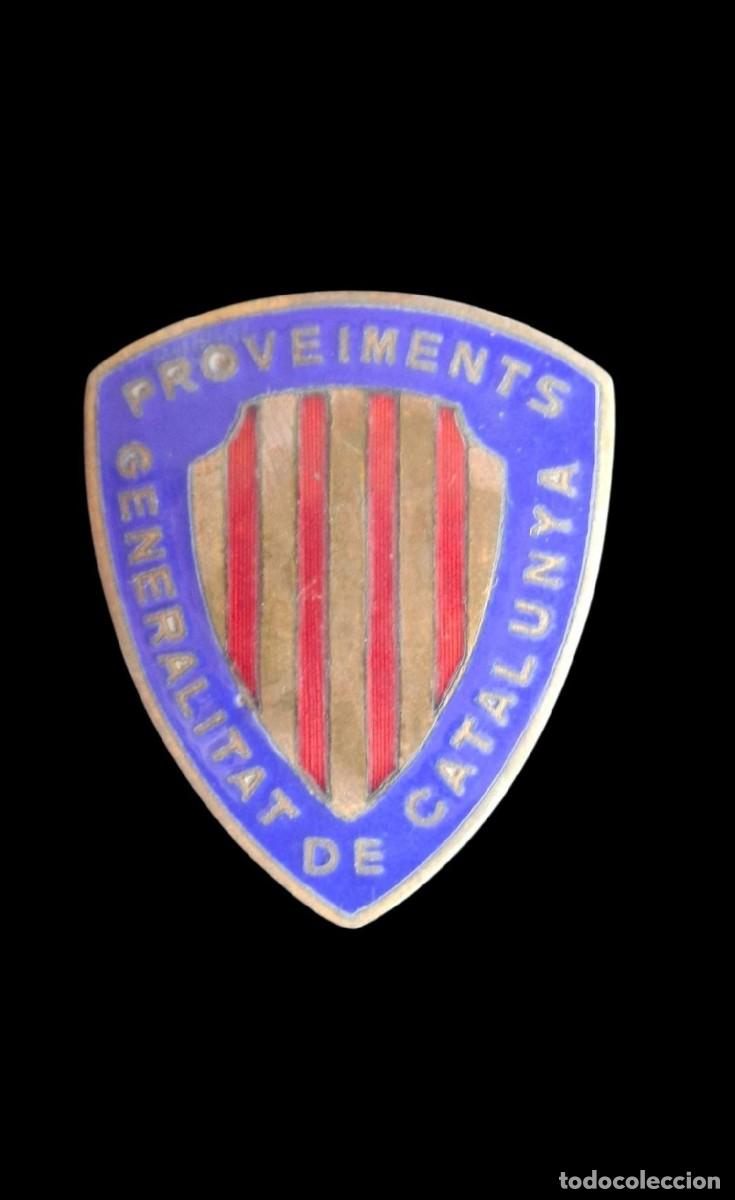 Militaria: (MI-260534)Insignia Esmaltada 'Proveiments Generalitat de Catalunya'. Rep&uacute;blica y Guerra Civil