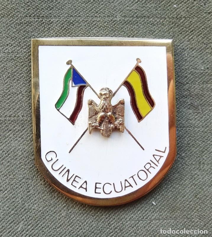 Militaria: DISTINTIVO POLICIA NACIONAL UNIDADES DESTINADAS EN GUINEA ECUATORIAL