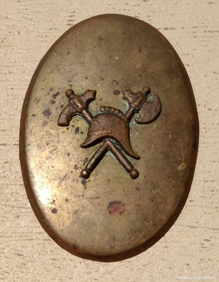 Militaria: Antigua Insignia Placa Cuerpo de Bomberos