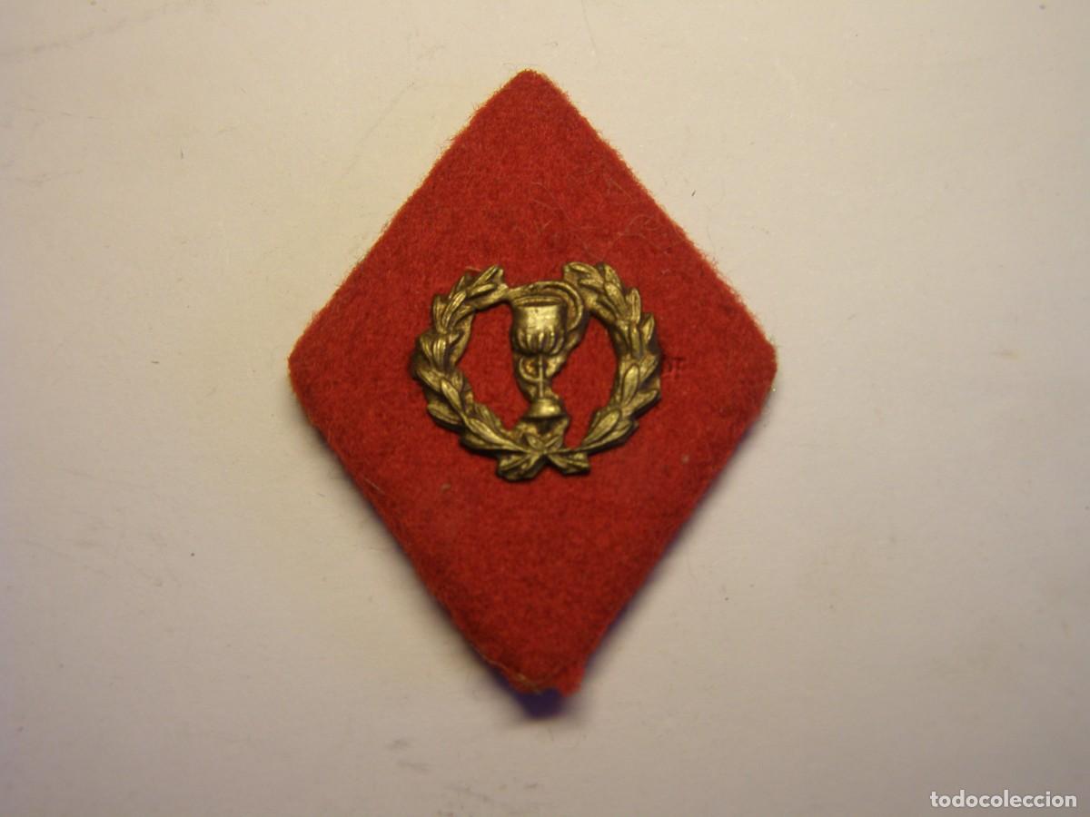 Militaria: Rombo de farmacia militar, Espa&ntilde;a, a&ntilde;os 50-60.
