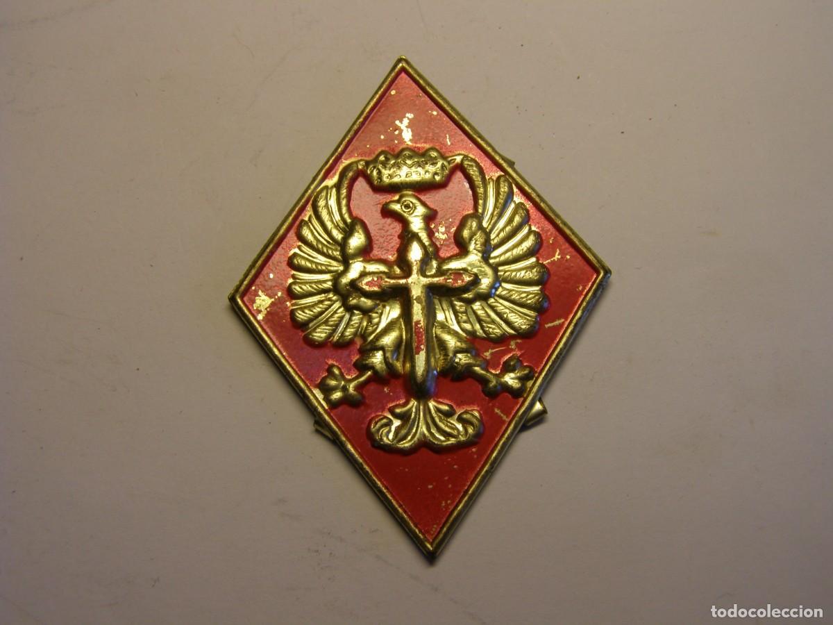 Militaria: Rombo insignia de centro de instrucci&oacute;n CIR, Ej&eacute;rcito Espa&ntilde;ol, a&ntilde;os 60-70. Raro.