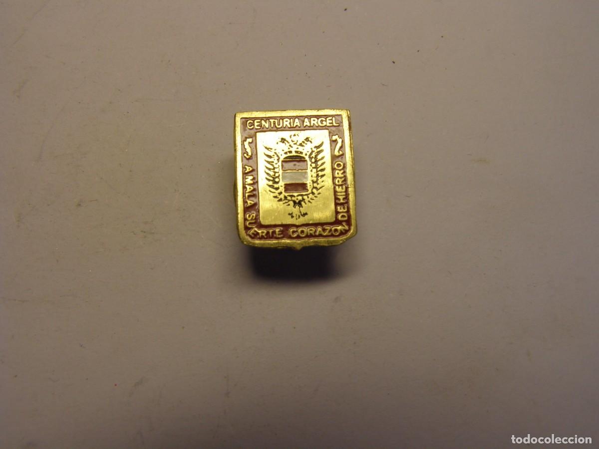 Militaria: Insignia de solapa, centuria ARGEL de Falange .