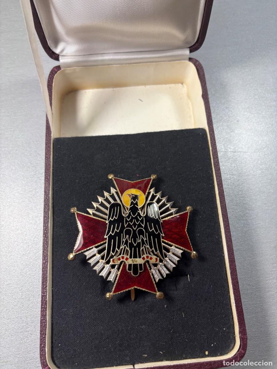 Militaria: Gran placa Orden de Cisneros flechas plateadas