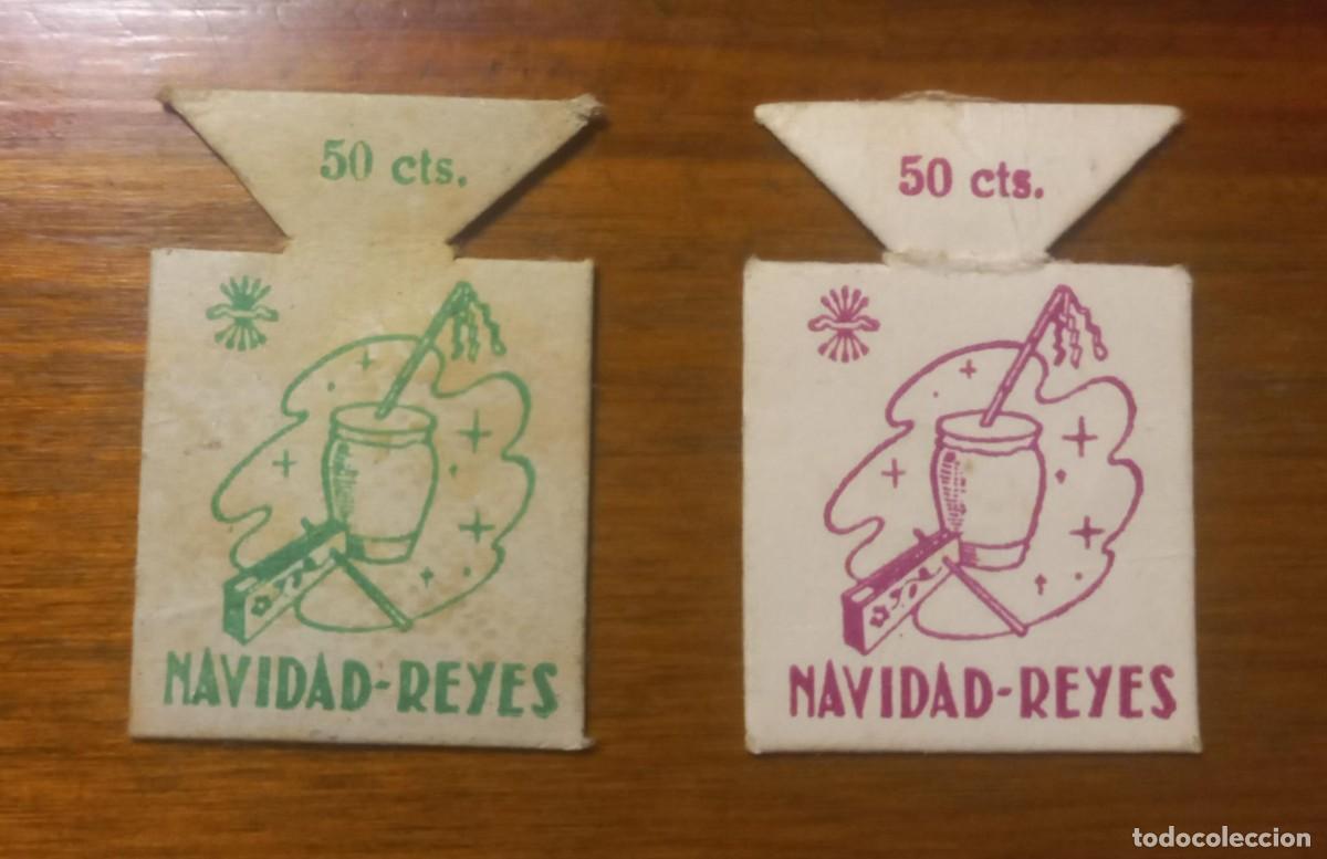 Militaria: UNO A ELEGIR, Emblemas auxilio social, FRENTE JUVENTUDES, falange, campa&ntilde;a navidad reyes.