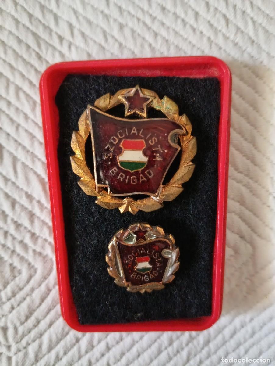 Militaria: Insignias de la brigada socialista de Hungr&iacute;a